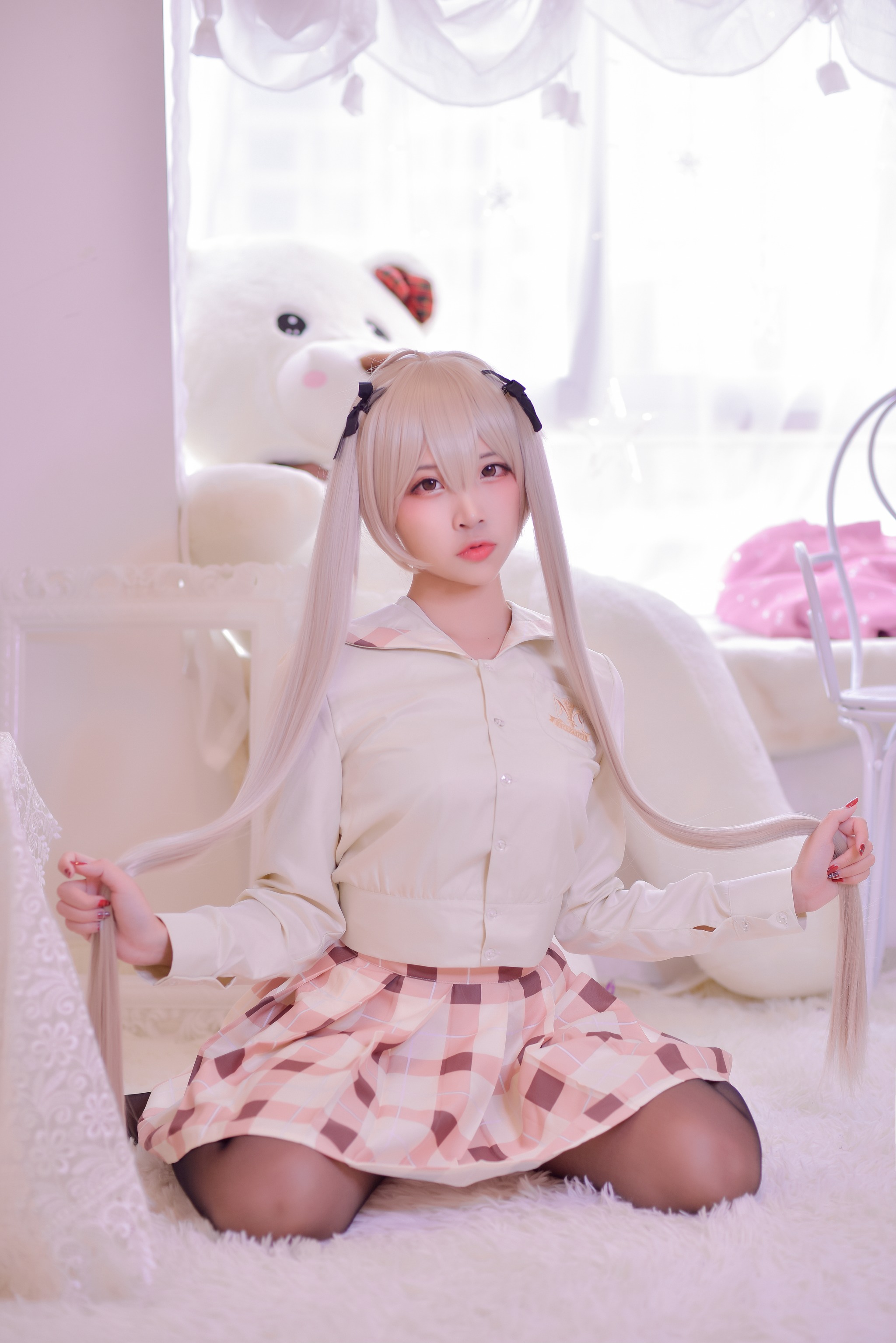 二佐Nisa - NO.050 二佐 穹妹校服 [46P]-XikXak